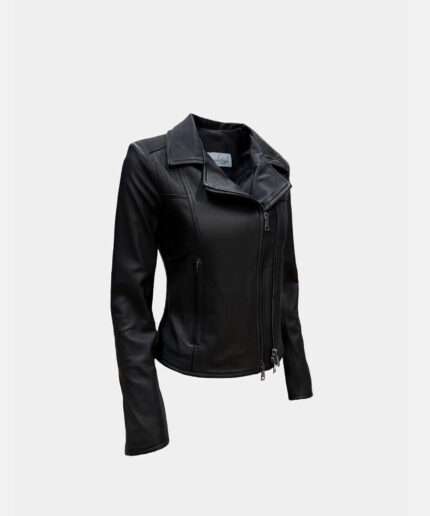 09 Style Leather Jacket Nero - Side