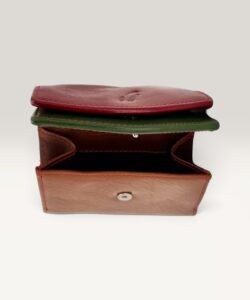 GA6627 Women's Leather Trifold Wallet - Image 4